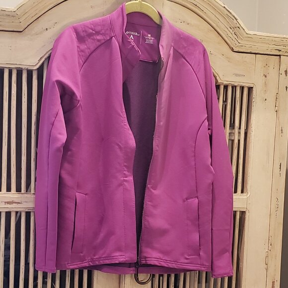 Antigua Long Sleeve Zipper Lightweight Jacket - Picture 3 of 9